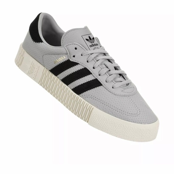 Adidas Sambarose Grey Womens Shoes Sneakers - Picture 5 of 5